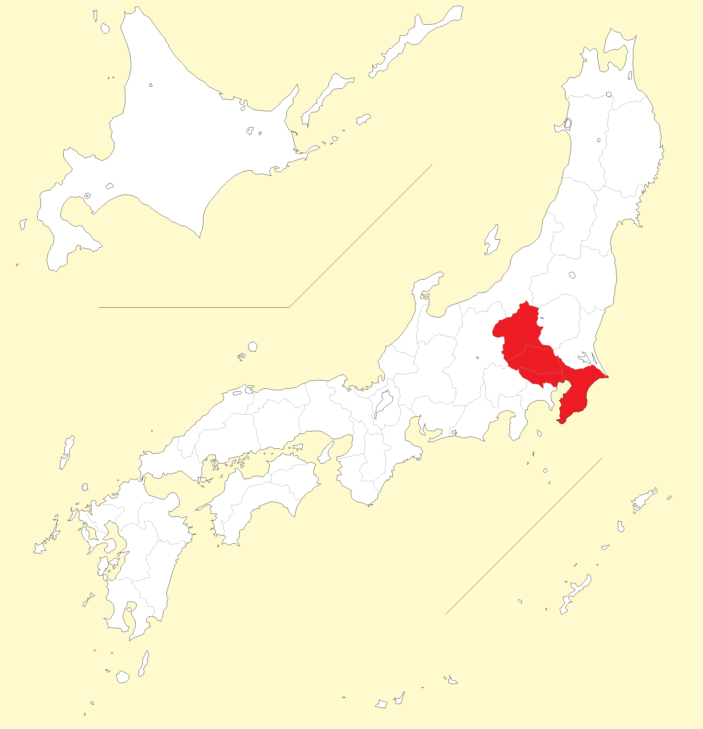 フタナミトビヒメシャク分布